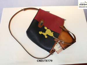Túi xách da bò nữ đeo chéo dễ thương CNES TX179 003