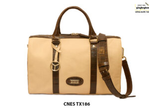 Túi xách du lịch da bò cho nữ chính hãng CNES TX186 001
