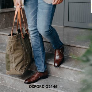 Giày da nam hàng hiệu được yêu thích Oxford O2146 002