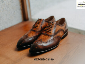 Giày da nam giúp bạn đẹp hơn Oxford O2149 002