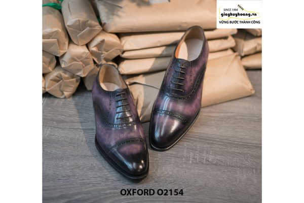 Giày tây nam thủ công handmade Oxford O2154 003