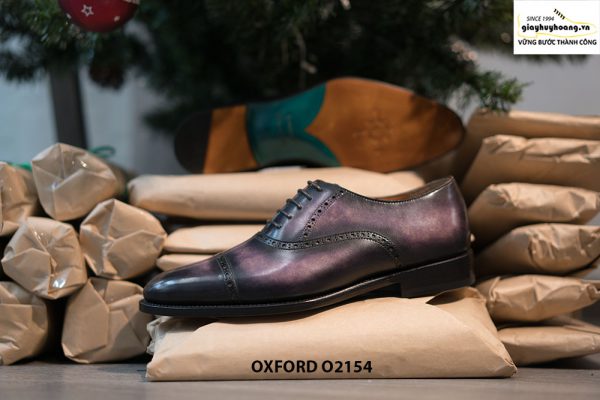 Giày tây nam thủ công handmade Oxford O2154 002