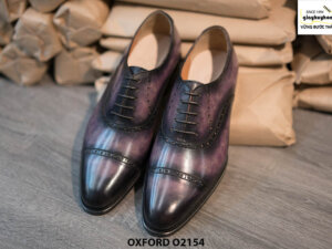Giày tây nam thủ công handmade Oxford O2154 001