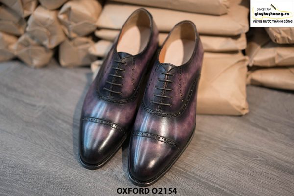 Giày tây nam thủ công handmade Oxford O2154 001
