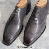 Giày tây nam từ da bê nhập Ý Italia Oxford O2157 001