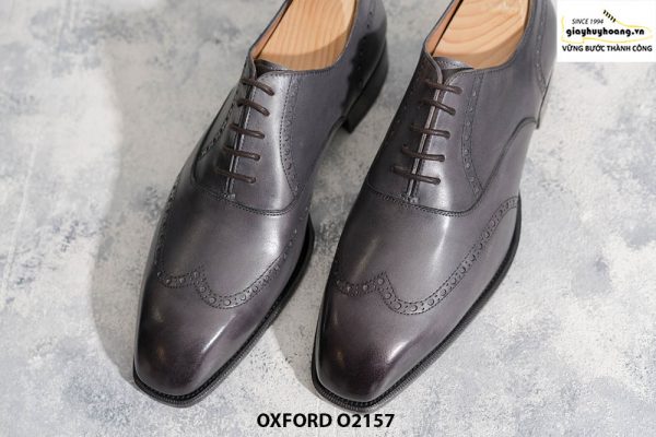 Giày tây nam từ da bê nhập Ý Italia Oxford O2157 001