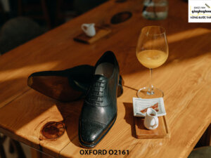 Giày tây nam đẹp sáng bóng Oxford O2161 006