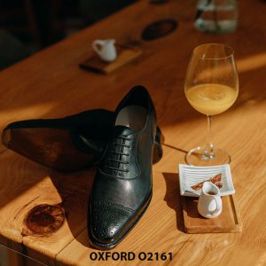 Giày tây nam đẹp sáng bóng Oxford O2161 006