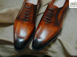 Giày tây nam da bò thật cao cấp Oxford O2167 006