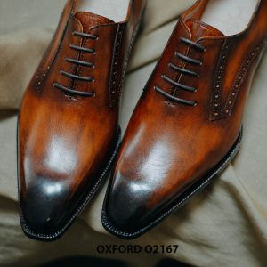 Giày tây nam da bò thật cao cấp Oxford O2167 006