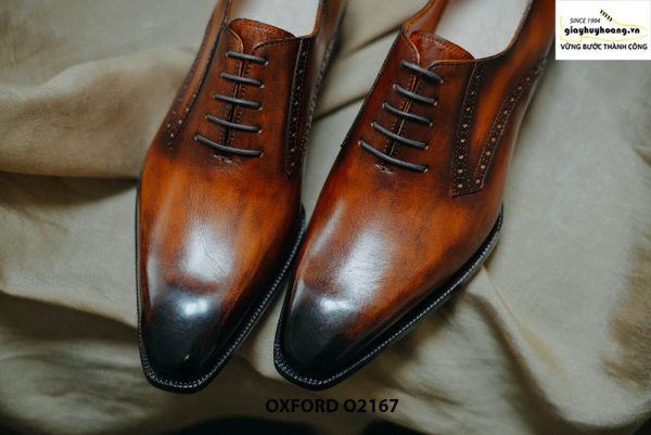 Giày tây nam da bò thật cao cấp Oxford O2167 006