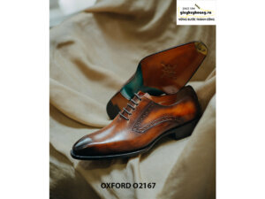 Giày tây nam da bò thật cao cấp Oxford O2167 005