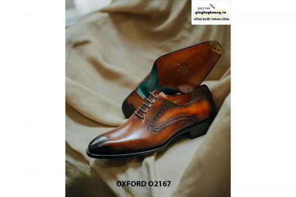Giày tây nam da bò thật cao cấp Oxford O2167 005