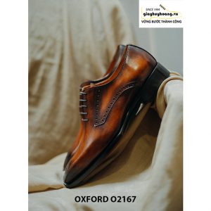 Giày tây nam da bò thật cao cấp Oxford O2167 004