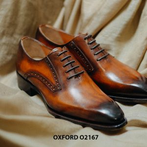 Giày tây nam da bò thật cao cấp Oxford O2167 003
