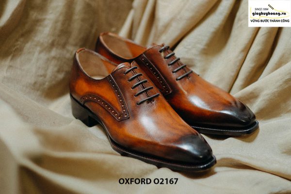 Giày tây nam da bò thật cao cấp Oxford O2167 003