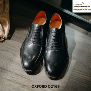 Giày tây nam cao cấp tăng chiều cao Oxford O2169 001