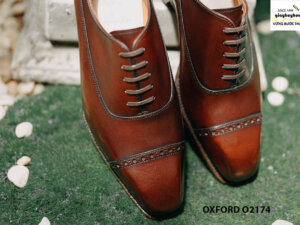 Giày tây nam mua 1 dùng cả đời Oxford O2174 001