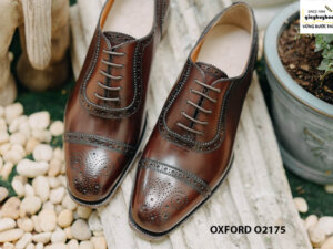 Giày tây nam phong cách đỉnh captoe Oxford O2175 001