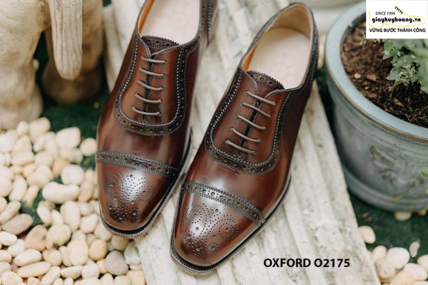 Giày tây nam phong cách đỉnh captoe Oxford O2175 001
