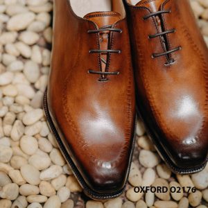 Giày tây nam da trơn thiết kế táo bạo Oxford O2176 002