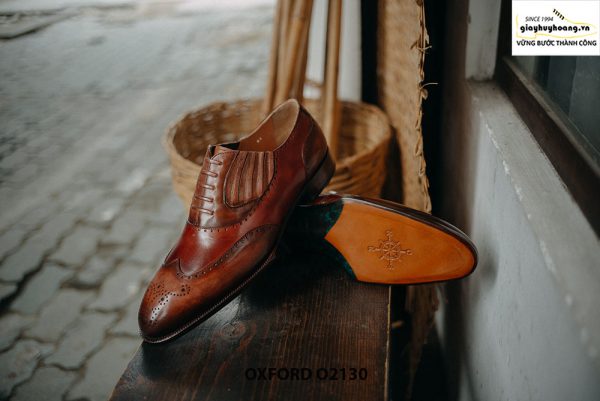 Giày tây nam giả buộc dây cao cấp Oxford O2130 004