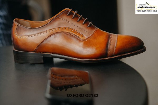 Giày tây nam da bê nhập ý italy Oxford O2132 004
