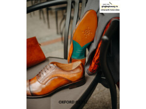 Giày tây nam da bê nhập ý italy Oxford O2132 003