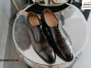 Giày tây nam đặt đóng theo yêu cầu Oxford O2135 001