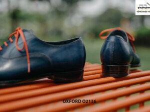Giày tây nam được đánh màu thủ công Oxford O2136 003