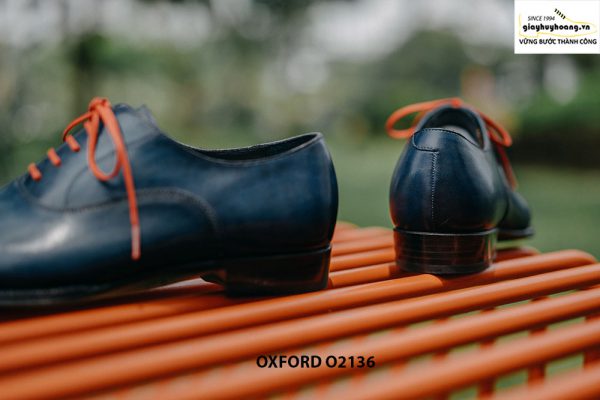 Giày tây nam được đánh màu thủ công Oxford O2136 003