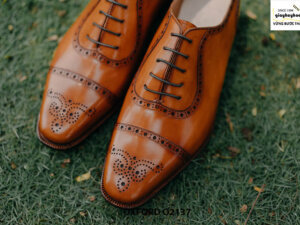 Giày tây nam khâu đế bền bỉ Oxford O2137 004