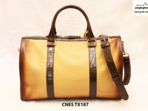 Túi xách du lịch da bò cho nữ cao cấp CNES TX187 003