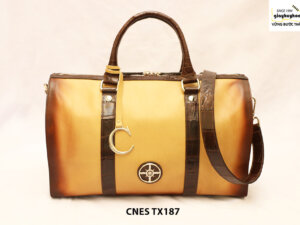 Túi xách du lịch da bò cho nữ cao cấp CNES TX187 001