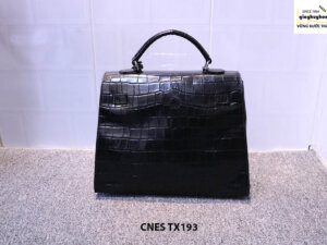 Túi xách cho nữ da bò vân cá sấu CNES TX193 003