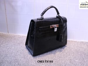Túi xách cho nữ da bò vân cá sấu CNES TX193 002