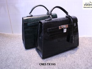 Túi xách cho nữ da bò vân cá sấu CNES TX193 001