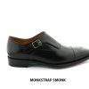 [Outlet size 40] Giày không dây nam 1 khoá Monkstrap SMONK 001
