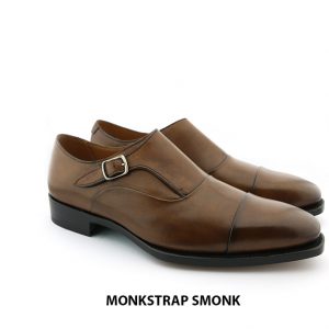 [Outlet size 40] Giày không dây nam 1 khoá Monkstrap SMONK 003