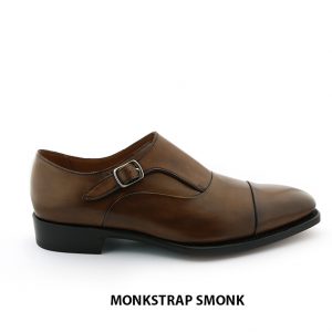 [Outlet size 40] Giày không dây nam 1 khoá Monkstrap SMONK 002