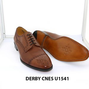 [Outlet Size 40] Giày da nam thủ công cao cấp Derby U1541 004