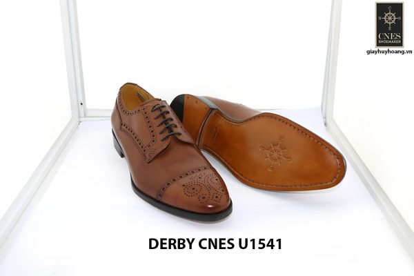 [Outlet Size 40] Giày da nam thủ công cao cấp Derby U1541 004