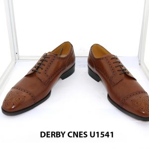 [Outlet Size 40] Giày da nam thủ công cao cấp Derby U1541 002