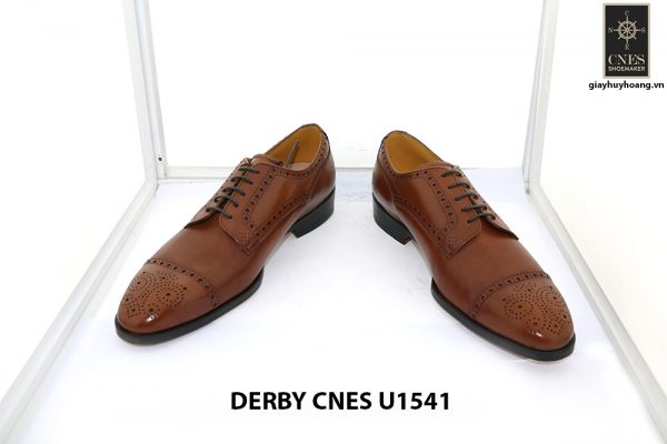[Outlet Size 40] Giày da nam thủ công cao cấp Derby U1541 002