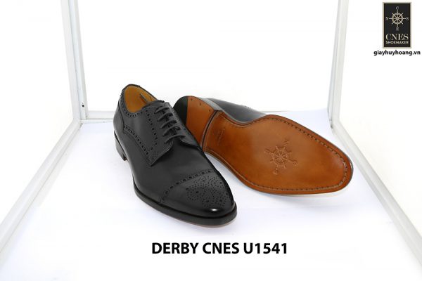 [Outlet Size 40] Giày da nam thủ công cao cấp Derby U1541 005