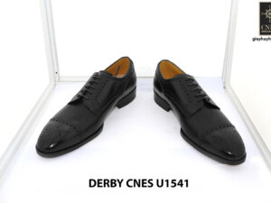 [Outlet Size 40] Giày da nam thủ công cao cấp Derby U1541 007