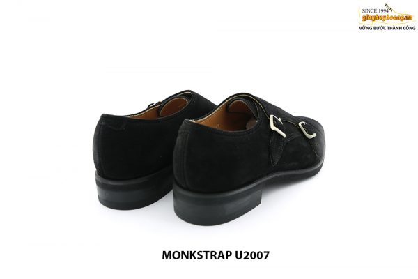 [Outlet Size 39] Giày da nam da lộn có khoá Monkstrap U2007 006