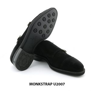 [Outlet Size 39] Giày da nam da lộn có khoá Monkstrap U2007 004
