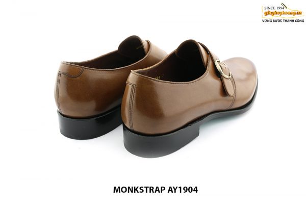 [Outlet Size 40] Giày da nam đế da Monkstrap AY1904 004