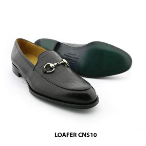 [Outlet] Giày lười nam da bò vân cá sấu loafer CNS10 004